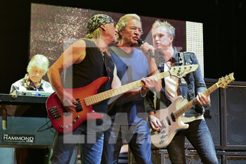2022-07-02 - Ian Gillan, Roger Glover and Simon McBride of Deep Purple, during The Woosh! Tour, 2th July, at Auditorium Parco della Musica, Rome, Italy - DEEP PURPLE - WOOSH! TOUR - CONCERTS - MUSIC BAND