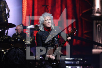 2022-07-11 - BBritish band The Queen with guitarist Brian May, drummer Roger Taylor and singer Adam Lambert in concert at Unipol Arena, July 11, 2022, Bologna, Italy - Photo Michele Nucci - THE QUEEN ITALIAN TOUR - CONCERTS - MUSIC BAND