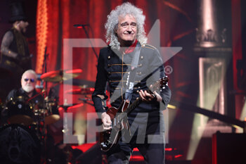 2022-07-11 - British band The Queen with guitarist Brian May, drummer Roger Taylor and singer Adam Lambert in concert at Unipol Arena, July 11, 2022, Bologna, Italy - Photo Michele Nucci - THE QUEEN ITALIAN TOUR - CONCERTS - MUSIC BAND