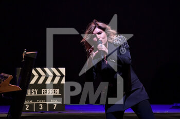2022-10-01 - Giusy Ferreri during the concert Cortometraggi Live Tour at Auditorium Parco della Musica on October 1st, 2022 in Rome, Italy - GIUSY FERRERI CORTOMETRAGGI TOUR - CONCERTS - ITALIAN SINGER AND ARTIST