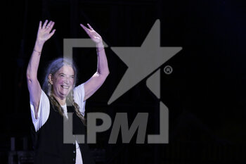 27/07/2022 - Patti Smith during the Concert Patti Smith Quartet, 27th July 2022, Roma Summer Fest 2022,Auditorium Parco della Musica, Rome, Italy - PATTI SMITH QUARTET - CONCERTI - CANTANTI E ARTISTI STRANIERI