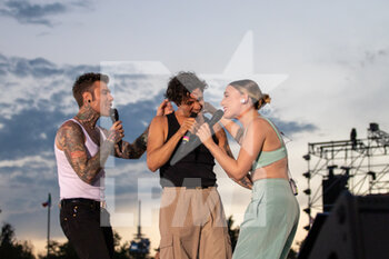 25/06/2022 - Fedez, Tananai and Mara Sattei in Arena Civica during Party Like a Deejay - 2022 PARTY LIKE A DEEJAY - CONCERTI - FESTIVAL
