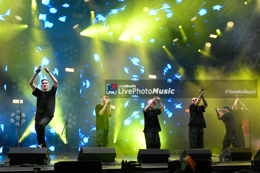 France, Norway, Ukraine  on stage Eurovision Village Turin - SHOWS - FESTIVALS