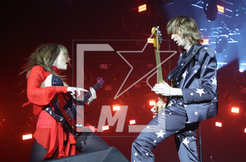 16/03/2023 - Italian rock band Maneskin in concert during the “Loud Kids Tour” performing at Unipol Arena, Bologna, Italy, March 16, 2023 - photo Michele Nucci - MANESKIN - LOUD KIDS TOUR 2023 - CONCERTI - BAND ITALIANE