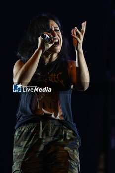 2023-08-08 - Cristina Scabbia of Rezophonic during the Live at Parco della Legnara, August 8th 2023, Cerveteri, Italy. - REZOPHONIC - LIVE SUMMER 2023 - CONCERTS - ITALIAN MUSIC BAND