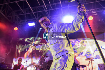 2023-06-23 - The cuban band Gente de Zona during the live at Fiesta on June 23, 2023 at Parco del Turismo in Rome, Italy - GENTE DE ZONA - FIESTA ROMA LATIN FESTIVAL - CONCERTS - MUSIC BAND