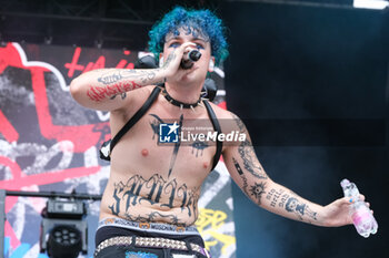 2023-08-26 - Italian punk band of La Sad during their live performs at AMA Music Festival on August 26, 2023 in Romano d’Ezzelino, Vicenza, Italy. - LA SAD - SUMMER TOUR 2023 - CONCERTS - MUSIC BAND