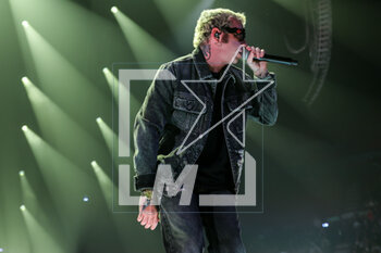 2023-03-20 - Maurizio Pisciottu known professionally as Salmo performs live on stage during Flop Tour at  Mediolanum Forum on March 20, 2023 in Assago, Italy - SALMO - FLOP TOUR - CONCERTS - ITALIAN SINGER AND ARTIST