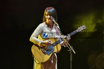 2023-06-07 - Carmen Consoli performs during the live concert of Womad Roma Preview on June 7, 2023 at Auditorium Parco della Musica in Rome, Italy - CARMEN CONSOLI E MARIZA - ANTEPRIMA WOMAD ROMA - CONCERTS - ITALIAN SINGER AND ARTIST