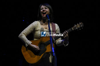 2023-06-07 - Carmen Consoli during the preview of Womad Rome, on June 7, 2023 at the Cavea of ​​the Auditorium Parco della Musica, Rome, Italy. - CARMEN CONSOLI E MARIZA - ANTEPRIMA WOMAD ROME - CONCERTS - ITALIAN SINGER AND ARTIST