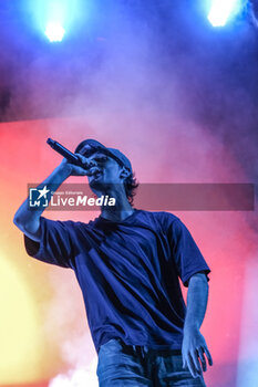 2023-08-26 - Bresh, stage name of Andrea Brasi during his live performs at AMA Music Festival on August 26, 2023 in Romano d’Ezzelino, Vicenza, Italy. - BRESH - ORO BLU TOUR - CONCERTS - ITALIAN SINGER AND ARTIST