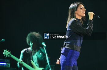 2023-11-24 - Italian singer Giorgia performing on stage at Unipol Arena during her “Blu Live 2023” tour in sport halls - Bologna,Italy, November 24, 2023-photo Michele Nucci
 - GIORGIA - BLU LIVE TOUR 2023 - CONCERTS - ITALIAN SINGER AND ARTIST
