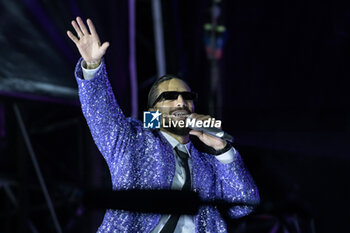 2023-07-12 - Maluma, real name Juan Luis Londono Arias, performs during the concert of 'Fiesta' Festival on July 12, 2023 on stage of 'Rock in Roma' at Ippodromo delle Capannelle in Rome, Italy - MALUMA AND MANY MORE - CONCERTS - SINGER AND ARTIST