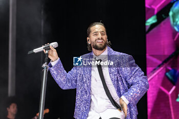2023-07-12 - Maluma, real name Juan Luis Londono Arias, performs during the concert of 'Fiesta' Festival on July 12, 2023 on stage of 'Rock in Roma' at Ippodromo delle Capannelle in Rome, Italy - MALUMA AND MANY MORE - CONCERTS - SINGER AND ARTIST