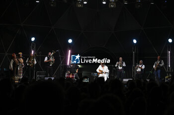 2023-07-11 - The Goran Bregovic Wedding and Funeral Band during the Live Concert at Villa Ada 2023, July 11th 2023 Rome, Italy - THE GORAN BREGOVIC WEDDING AND FUNERAL BAND - CONCERTS - SINGER AND ARTIST