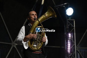 2023-07-11 - Milos Mihajlovic during The Goran Bregovic Wedding and Funeral Band during the Live Concert at Villa Ada 2023, July 11th 2023 Rome, Italy - THE GORAN BREGOVIC WEDDING AND FUNERAL BAND - CONCERTS - SINGER AND ARTIST