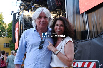 2023-07-11 - Journalists Ivan Zazzaroni and Monica Gasparini at Sting's concer - STING -  MY SONGS 2023 - CONCERTS - SINGER AND ARTIST