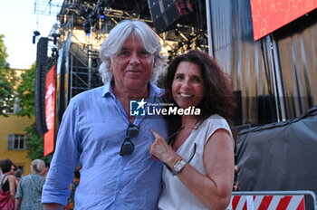 2023-07-11 - Journalists Ivan Zazzaroni and Monica Gasparini at Sting's concert - STING -  MY SONGS 2023 - CONCERTS - SINGER AND ARTIST