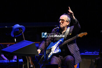 2023-08-28 - Carmen Consoli & Elvis Costello during the Live Concert on August 28, 2023 at Auditorium Parco della Musica in Rome, Italy. - CARMEN CONSOLI & ELVIS COSTELLO - CONCERTS - SINGER AND ARTIST