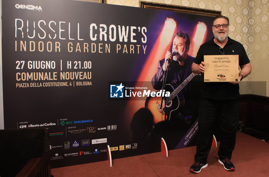 New Zealander actor Russel Crowe during the press conference for his 