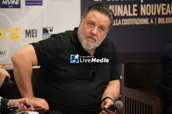 2023-06-26 - New Zealander actor Russell Crowe during the press conference to present his only Italian concert of the “Indoor Garden Party” in which the actor and the organizer 