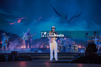 2024-04-12 - Italian group Pinguini Tattici Nucleari performduring live concert,of 