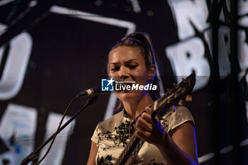 2024-06-20 - Nicoletta Nardi (Lady Barbuda) of Nobraino band -performing live - NOBRAINO - 'ANIMALI DA PALCOSCENICO' TOUR ESTIVO - CONCERTS - ITALIAN MUSIC BAND