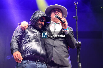 2024-07-01 - Riccardo Luciano Carotenuto of The Lira and Pete Doherty (The Libertines) performs opening The Libertines Tour 2024 at Villa Ada Estate 2024, on July 1, 2024 in Rome, Italy. - THE LIRA LIVE TOUR 2024 - CONCERTS - ITALIAN MUSIC BAND