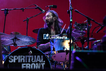 24/07/2024 - Spiritual Front opening the Marlene Kurtz Catartica Tour 2024 at Rock In Roma, Ippodromo delle Capannelle 24 July 2024 in Rome, Italy. - SPIRITUAL FRONT ON ROCK IN ROMA - CONCERTI - BAND ITALIANE