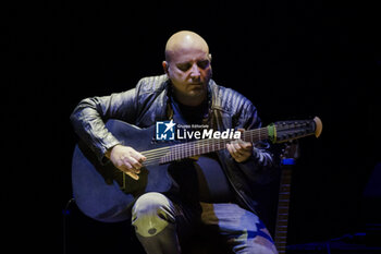 13/09/2024 - Marco Sfogli during Premiata Forneria Marconi (PFM) concert at Auditorium Parco della Musica - 'PFM canta De Andre Anniversary' Tour - PFM CANTA DE ANDRE' ANNIVERSARY - CONCERTI - BAND ITALIANE