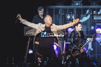 2024-06-28 - Jim Kerr and Charlie Burchill of the group Simple Minds during the Global Tour 2024, 28 June 2024, Auditorium Parco della Musica, Rome, Italy. - SIMPLE MINDS - GLOBAL TOUR 2024 - CONCERTS - MUSIC BAND