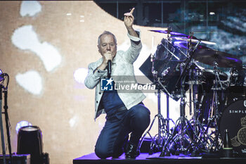 2024-06-28 - Jim Kerr of the group Simple Minds during the Global Tour 2024, 28 June 2024, Auditorium Parco della Musica, Rome, Italy. - SIMPLE MINDS - GLOBAL TOUR 2024 - CONCERTS - MUSIC BAND