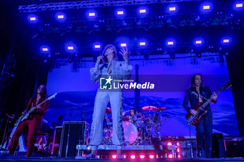 07/07/2024 - Greta Van Fleet, during their live performs in Piazza Sordello for their Starcatcher World Tour on July 7, 2024 in Mantua, Italy. - GRETA VAN FLEET - STARCATCHER WORLD TOUR - CONCERTI - BAND STRANIERE