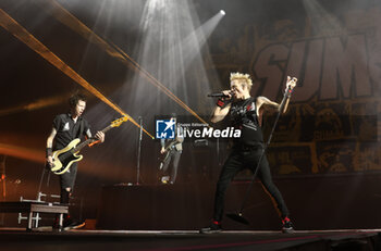 2024-11-16 - Canadian pop-punk band SUM41 during their “Tour Of The Setting Sum” at Unipol Arena, Casalecchio, (Bo), Italy, November 16, 2024 - photo: Michele Nucci - SUM 41 IN 