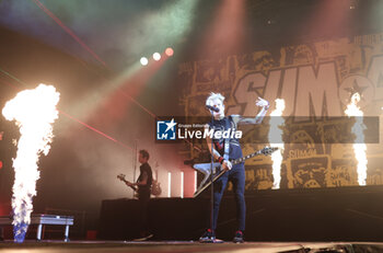 2024-11-16 - Canadian pop-punk band SUM41 during their “Tour Of The Setting Sum” at Unipol Arena, Casalecchio, (Bo), Italy, November 16, 2024 - photo: Michele Nucci - SUM 41 IN 