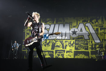 2024-11-16 - Canadian pop-punk band SUM41 during their “Tour Of The Setting Sum” at Unipol Arena, Casalecchio, (Bo), Italy, November 16, 2024 - photo: Michele Nucci - SUM 41 IN 