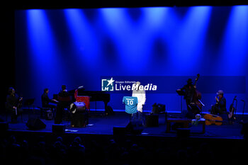 2024-05-18 - Cosimo Damiano Damato and Simona Molinari during the concert El Pelusa y la Negra on 18 May 2024 at the Auditorium Parco della Musica, in Rome, Italy. - MOLINARI E DAMATO ''EL PELUSA Y LA NEGRA'' - CONCERTS - ITALIAN SINGER AND ARTIST