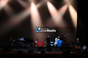 2024-05-18 - Cosimo Damiano Damato and Simona Molinari during the concert El Pelusa y la Negra on 18 May 2024 at the Auditorium Parco della Musica, in Rome, Italy. - MOLINARI E DAMATO ''EL PELUSA Y LA NEGRA'' - CONCERTS - ITALIAN SINGER AND ARTIST