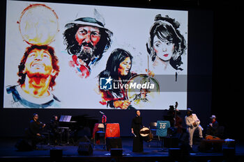 2024-05-18 - Cosimo Damiano Damato and Simona Molinari during the concert El Pelusa y la Negra on 18 May 2024 at the Auditorium Parco della Musica, in Rome, Italy. - MOLINARI E DAMATO ''EL PELUSA Y LA NEGRA'' - CONCERTS - ITALIAN SINGER AND ARTIST