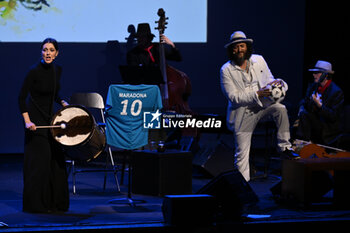 2024-05-18 - Cosimo Damiano Damato and Simona Molinari during the concert El Pelusa y la Negra on 18 May 2024 at the Auditorium Parco della Musica, in Rome, Italy. - MOLINARI E DAMATO ''EL PELUSA Y LA NEGRA'' - CONCERTS - ITALIAN SINGER AND ARTIST