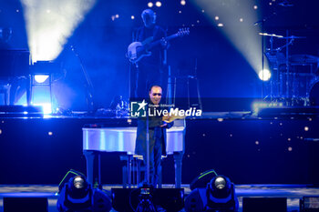 2024-05-19 - Antonello Venditti pseudonym of Antonio Venditti on a stage at Arena di Verona for his first live performs of his new tour “Notte Prima Degli Esami - 1984-2024 40th Anniversary” on May 19, 2024 in Verona, Italy. - ANTONELLO VENDITTI - NOTTE PRIMA DEGLI ESAMI - 1984-2024 40TH ANNIVERSARY - CONCERTS - ITALIAN SINGER AND ARTIST