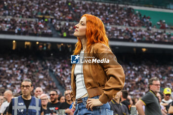 2024-06-08 - Veronica Scopelliti known professionally as Noemi attends as a guest during Vasco Live 2024 at  San Siro Stadium on June 08, 2024 in Milan, Italy - VASCO ROSSI - VASCO LIVE 2024 - CONCERTS - ITALIAN SINGER AND ARTIST