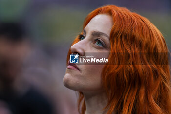 2024-06-08 - Veronica Scopelliti known professionally as Noemi attends as a guest during Vasco Live 2024 at  San Siro Stadium on June 08, 2024 in Milan, Italy - VASCO ROSSI - VASCO LIVE 2024 - CONCERTS - ITALIAN SINGER AND ARTIST