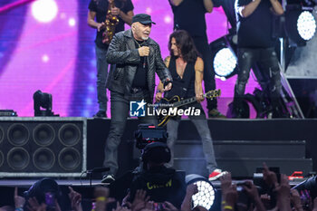 2024-06-08 - Vasco Rossi performs live on stage during Vasco Live 2024 at  San Siro Stadium on June 08, 2024 in Milan, Italy - VASCO ROSSI - VASCO LIVE 2024 - CONCERTS - ITALIAN SINGER AND ARTIST