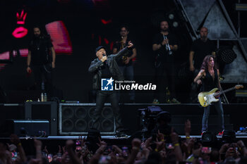 2024-06-08 - Vasco Rossi performs live on stage during Vasco Live 2024 at  San Siro Stadium on June 08, 2024 in Milan, Italy - VASCO ROSSI - VASCO LIVE 2024 - CONCERTS - ITALIAN SINGER AND ARTIST