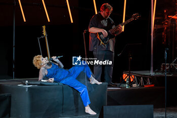 2024-06-06 - Ornella Vanoni during the the Ornella Vanoni Senza Fine Tour Concert at Terme di Caracalla in Rome, Italy, on june 06, 2024 - ORNELLA VANONI - SENZA FINE TOUR - CONCERTS - ITALIAN SINGER AND ARTIST