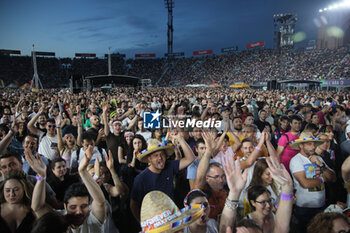 2024-06-22 - Italian singer Max Pezzali performing on stage during his “Max Forever Tour 2024” - Dall’Ara stadium, Bologna, Italy, June 22, 2024 - Photo: Michele Nucci
 - MAX PEZZALI'S 