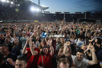 2024-06-22 - Italian singer Max Pezzali performing on stage during his “Max Forever Tour 2024” - Dall’Ara stadium, Bologna, Italy, June 22, 2024 - Photo: Michele Nucci
 - MAX PEZZALI'S 