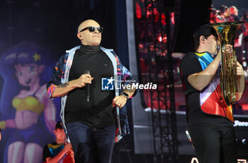 2024-06-22 - Italian singer Max Pezzali performing on stage during his “Max Forever Tour 2024” - Dall’Ara stadium, Bologna, Italy, June 22, 2024 - Photo: Michele Nucci
 - MAX PEZZALI'S 