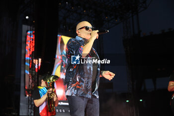 2024-06-22 - Italian singer Max Pezzali performing on stage during his “Max Forever Tour 2024” - Dall’Ara stadium, Bologna, Italy, June 22, 2024 - Photo: Michele Nucci
 - MAX PEZZALI'S 